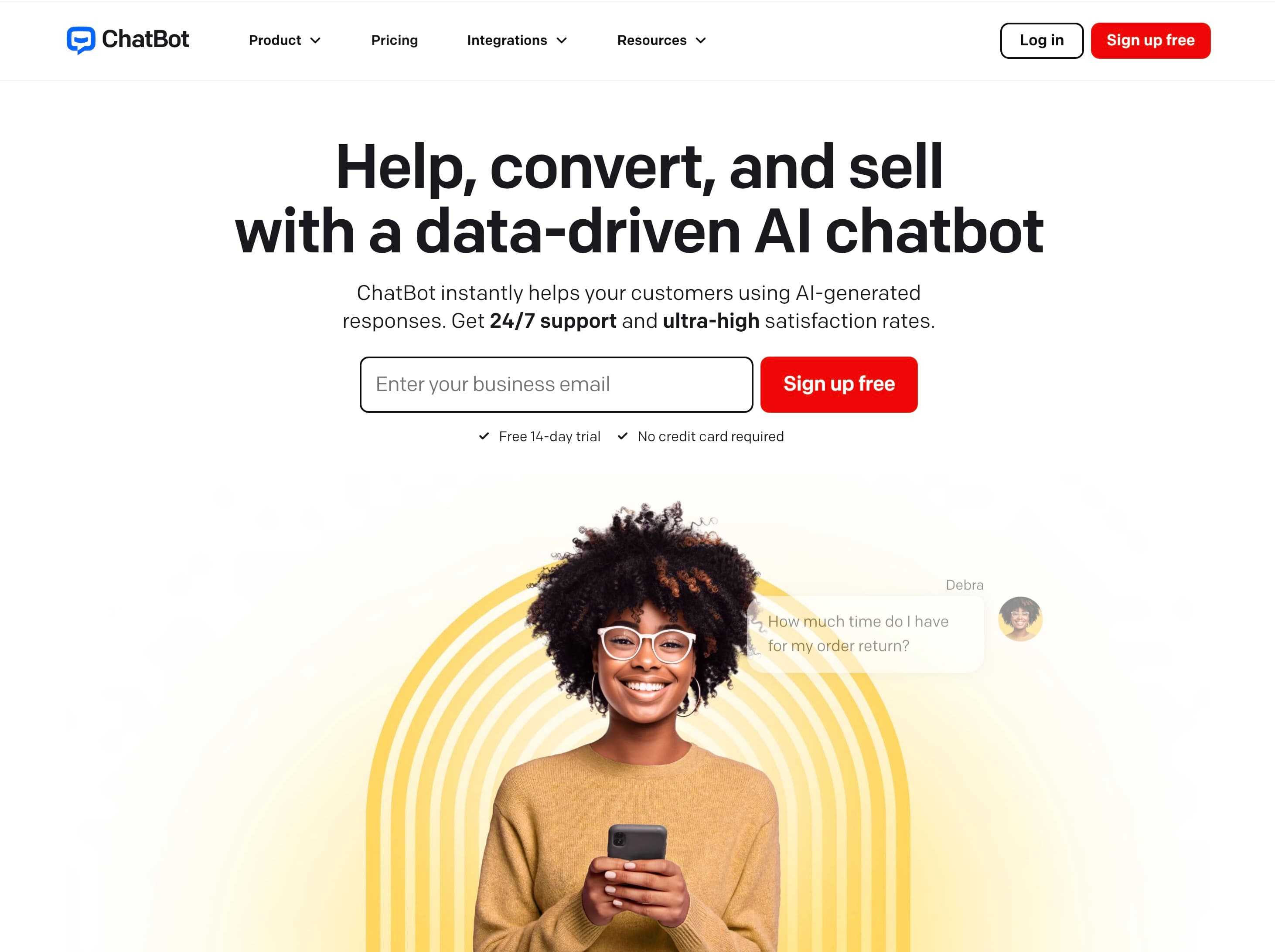 Chatbot Com Website